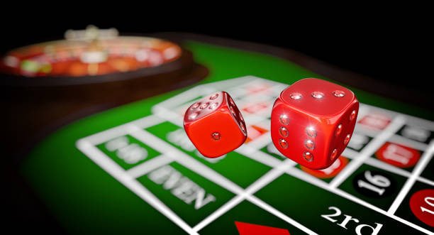 Dealer langsung sedang mengawasi permainan Live Casino dana4d